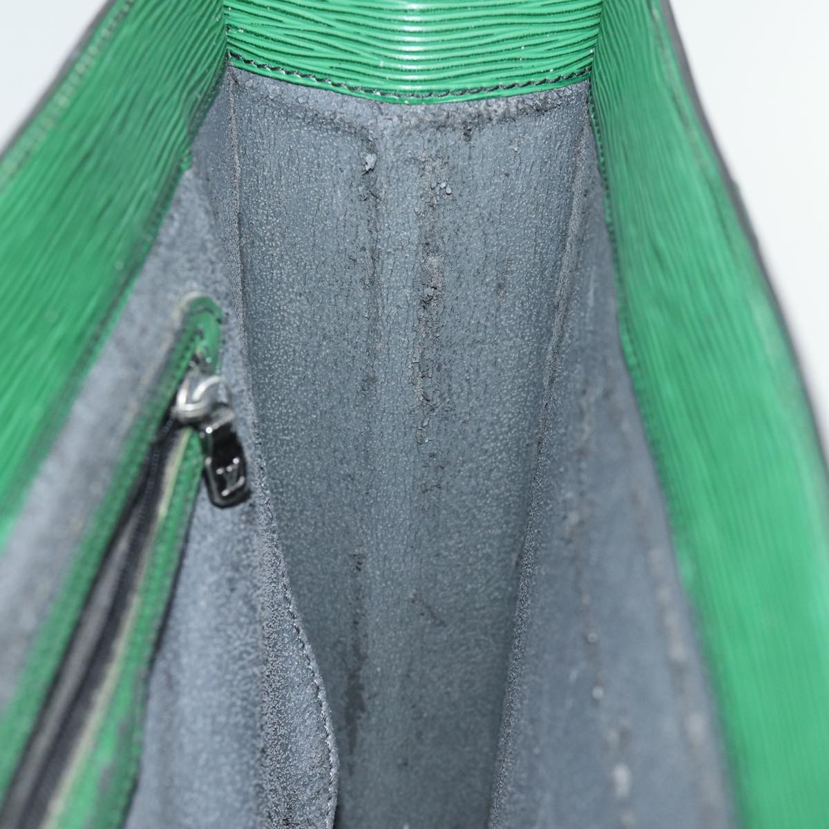 LOUIS VUITTON Epi Sac Plat Hand Bag Green M59084 LV 75274