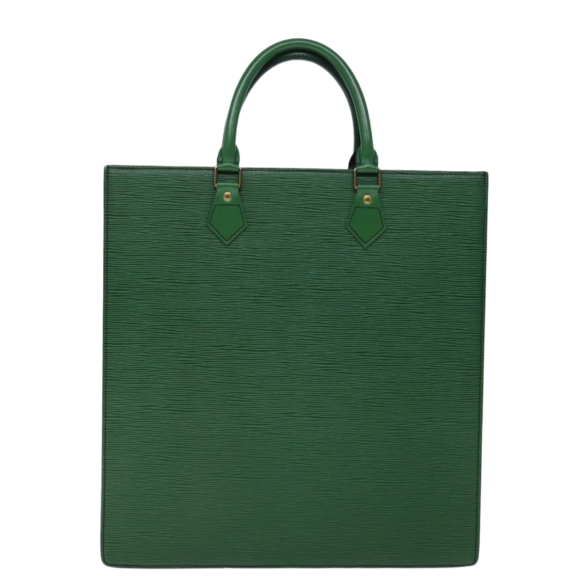 LOUIS VUITTON Epi Sac Plat Hand Bag Green M59084 LV 75274