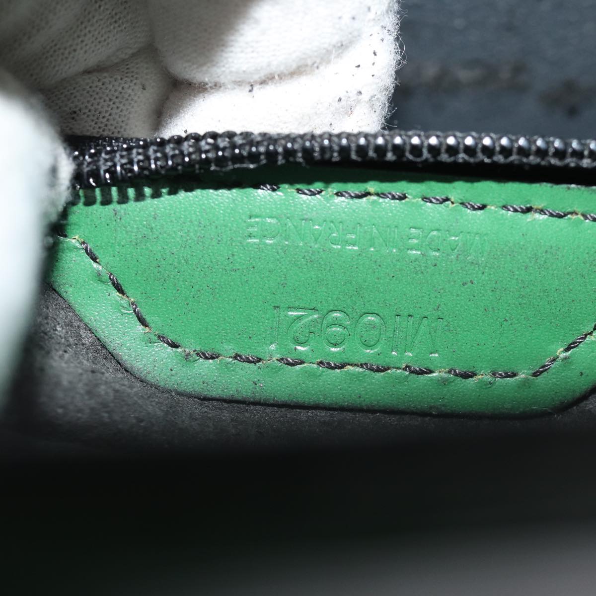 LOUIS VUITTON Epi Sac Plat Hand Bag Green M59084 LV 75274