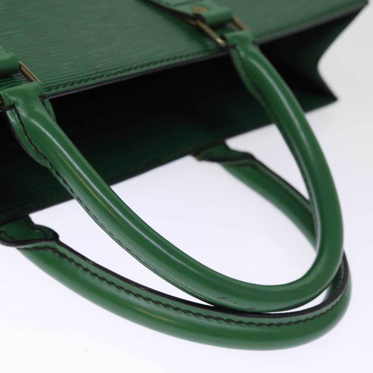 LOUIS VUITTON Epi Sac Plat Hand Bag Green M59084 LV 75274