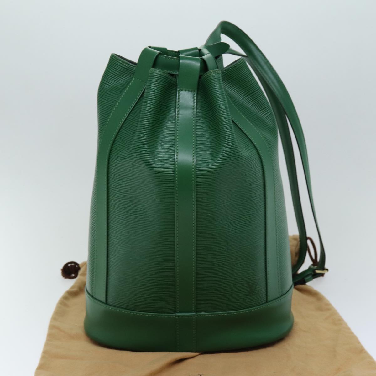 LOUIS VUITTON Epi Randonnee PM Shoulder Bag Green M52354 LV 75275