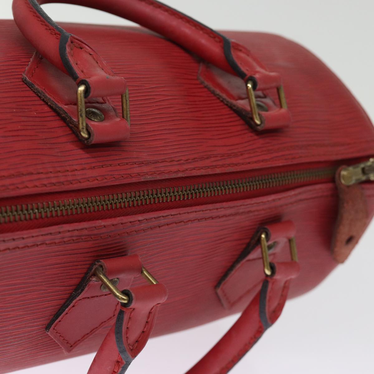 LOUIS VUITTON Epi Speedy 25 Hand Bag Castilian Red M43017 LV 75277