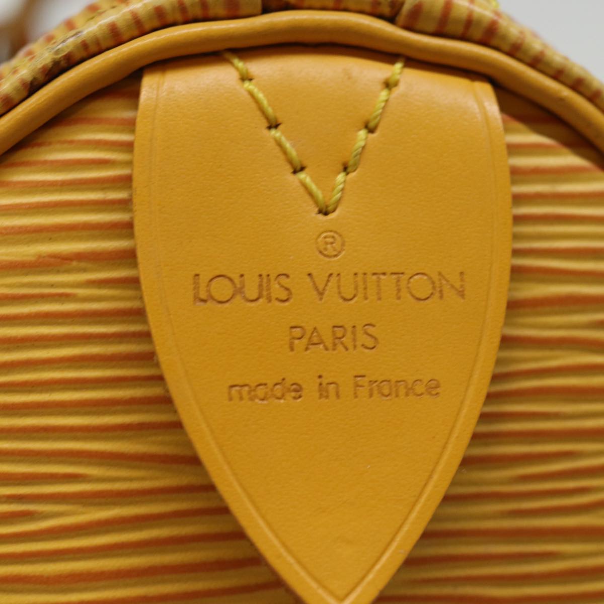 LOUIS VUITTON Epi Speedy 25 Hand Bag Tassili Yellow M43019 LV 75278