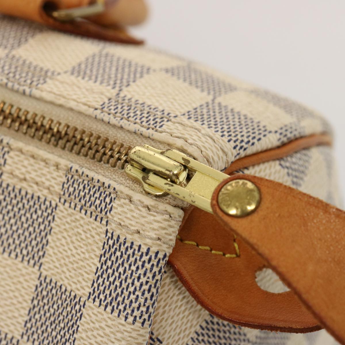 LOUIS VUITTON Damier Azur Speedy 25 Hand Bag N41534 LV 75292