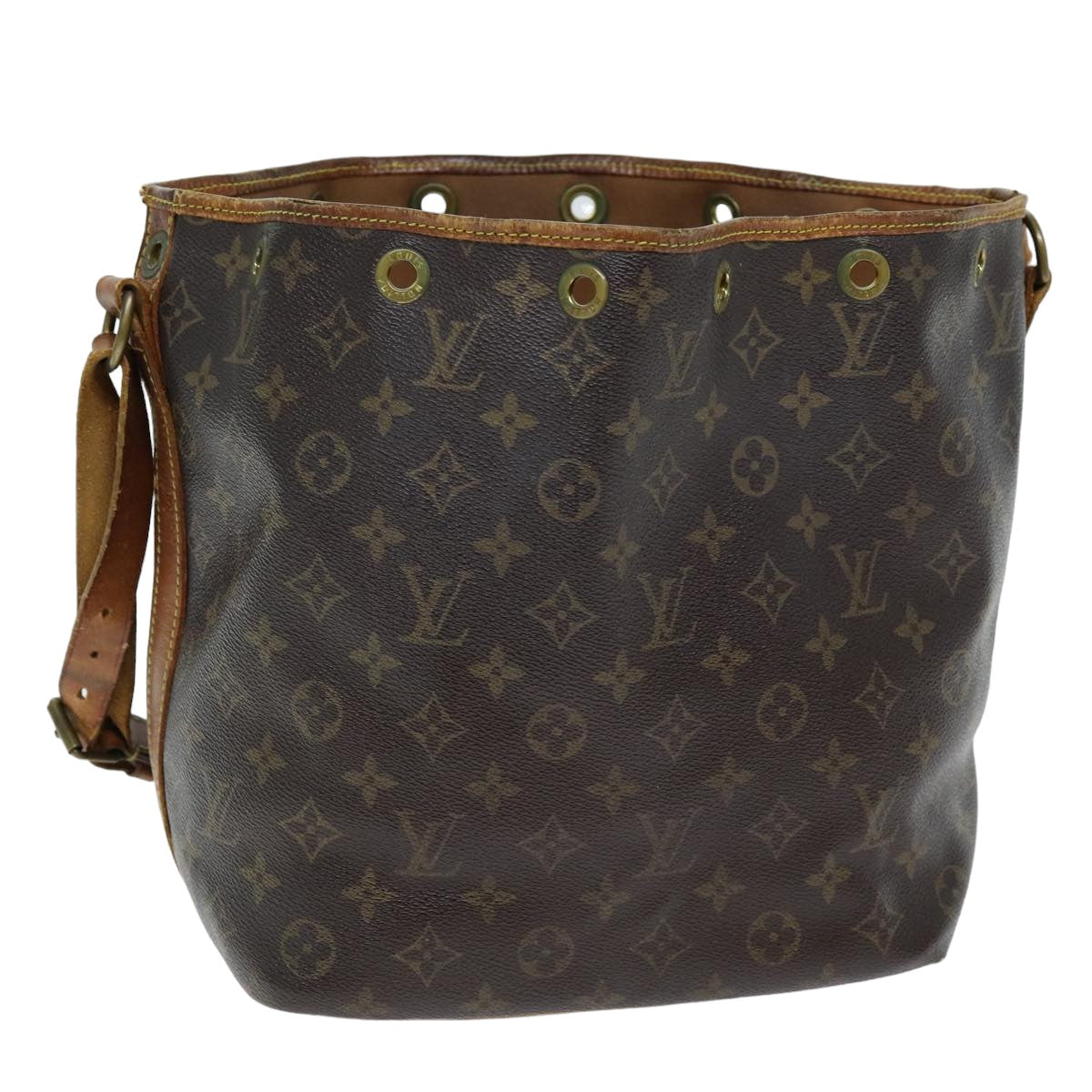 LOUIS VUITTON Monogram Petit Noe Shoulder Bag M42226 LV 75294