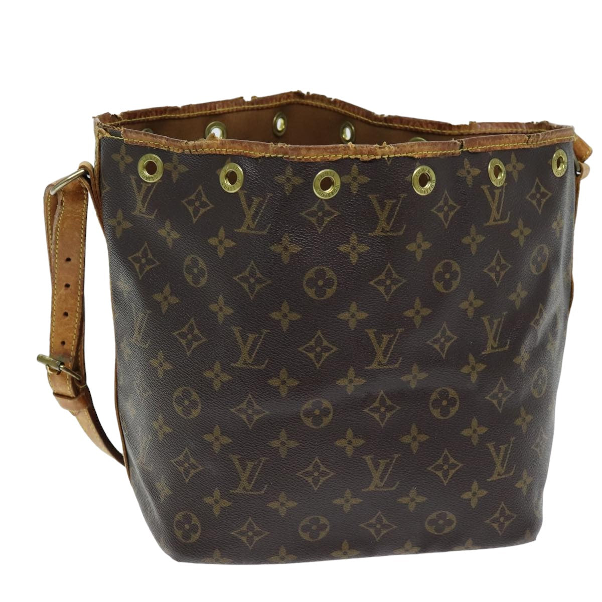 LOUIS VUITTON Monogram Petit Noe Shoulder Bag M42226 LV 75295