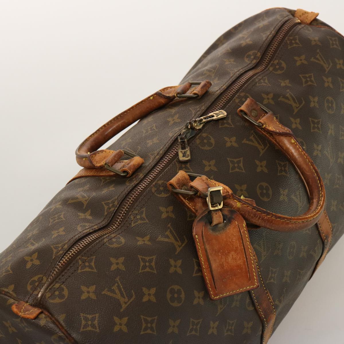 LOUIS VUITTON Monogram Keepall 50 Boston Bag M41426 LV 75299