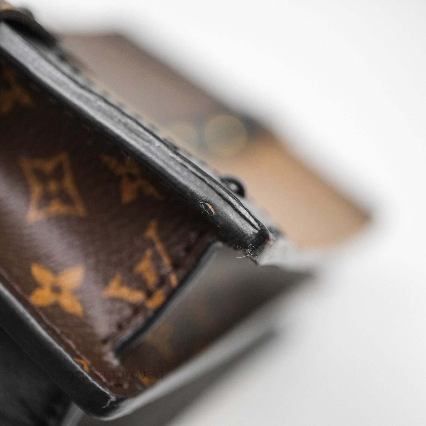 Louis Vuitton Monogram Reverse Trunk Clutch Bag