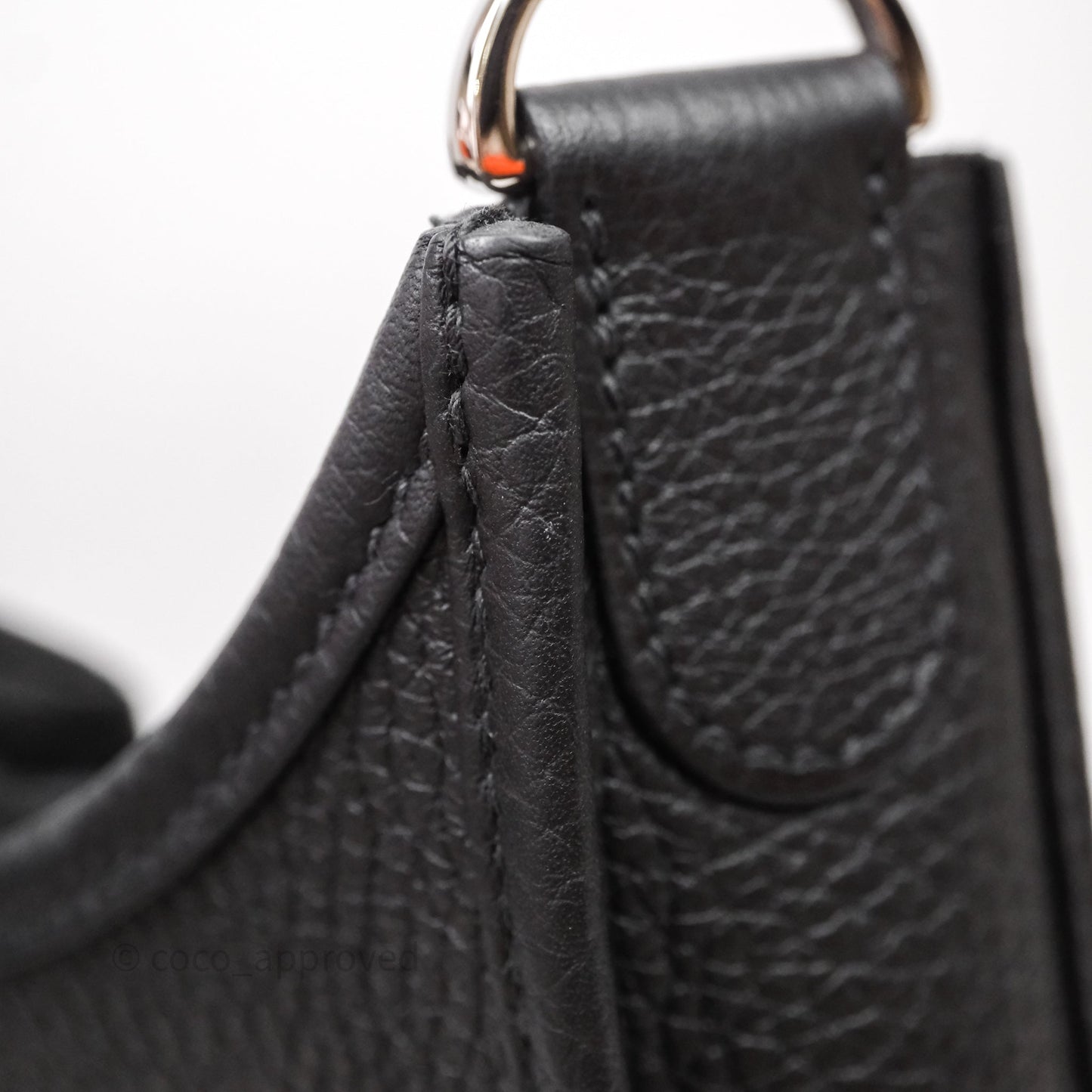 Hermes Evelyne III 29 Black Clemence Palladium Hardware