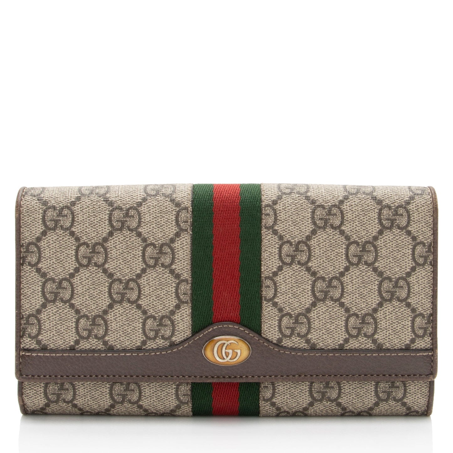 Luxury Gucci Trending 2025 GG Supreme Ophidia Chain Wallet