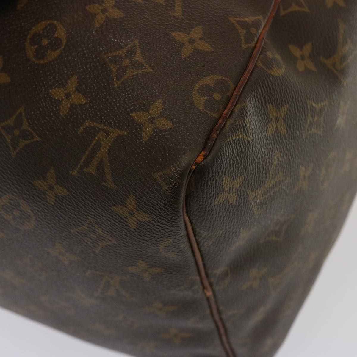 LOUIS VUITTON Monogram Keepall 55 Boston Bag M41424 LV 75300