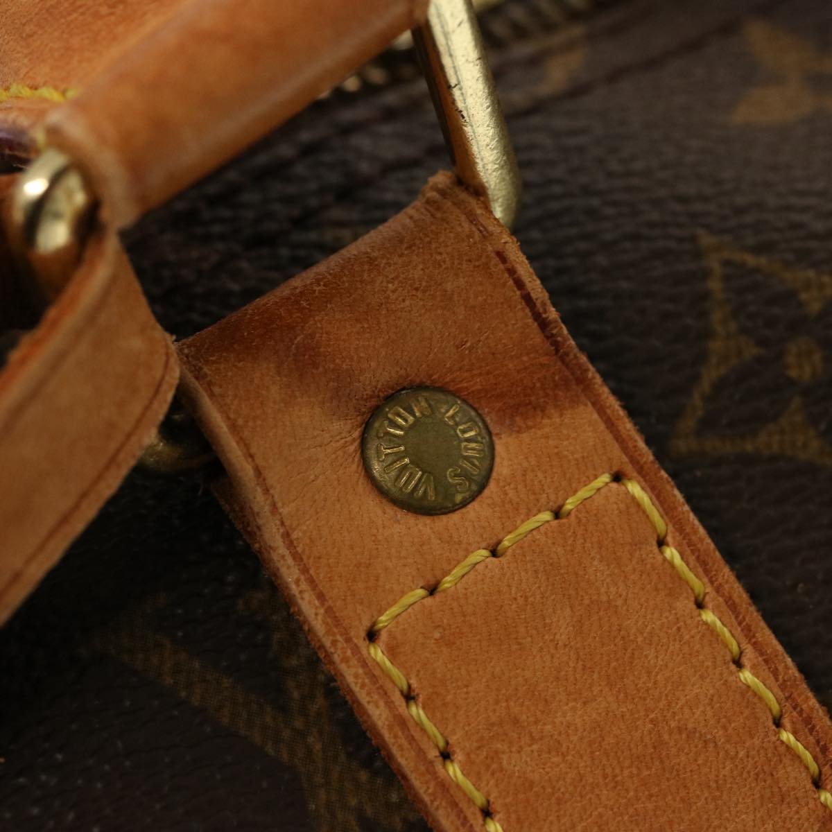 LOUIS VUITTON Monogram Keepall 55 Boston Bag M41424 LV 75300