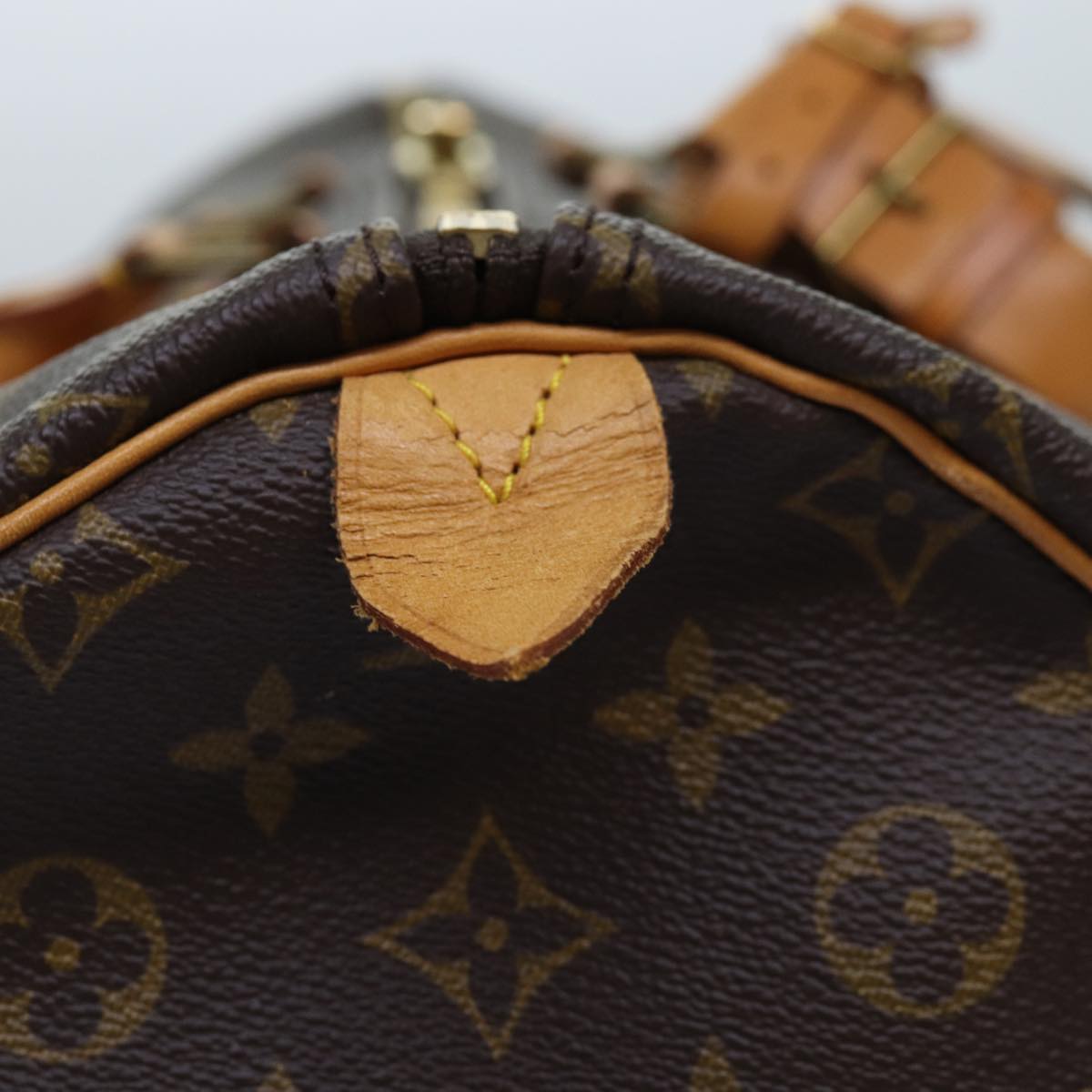 LOUIS VUITTON Monogram Keepall 55 Boston Bag M41424 LV 75301
