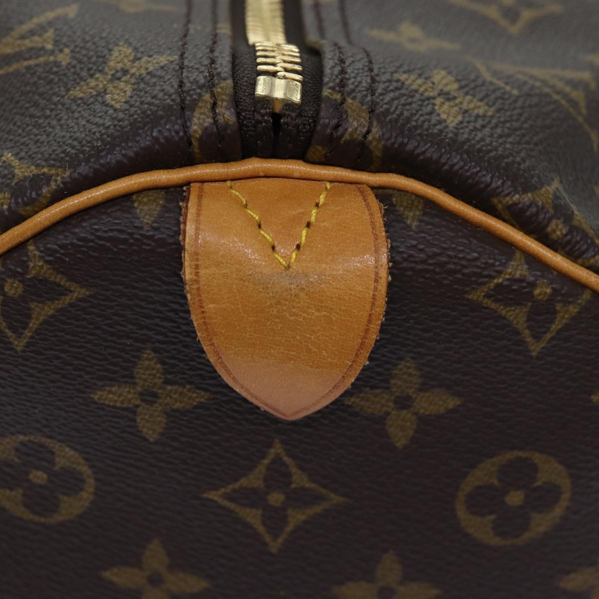 LOUIS VUITTON Monogram Keepall 55 Boston Bag M41424 LV 75301