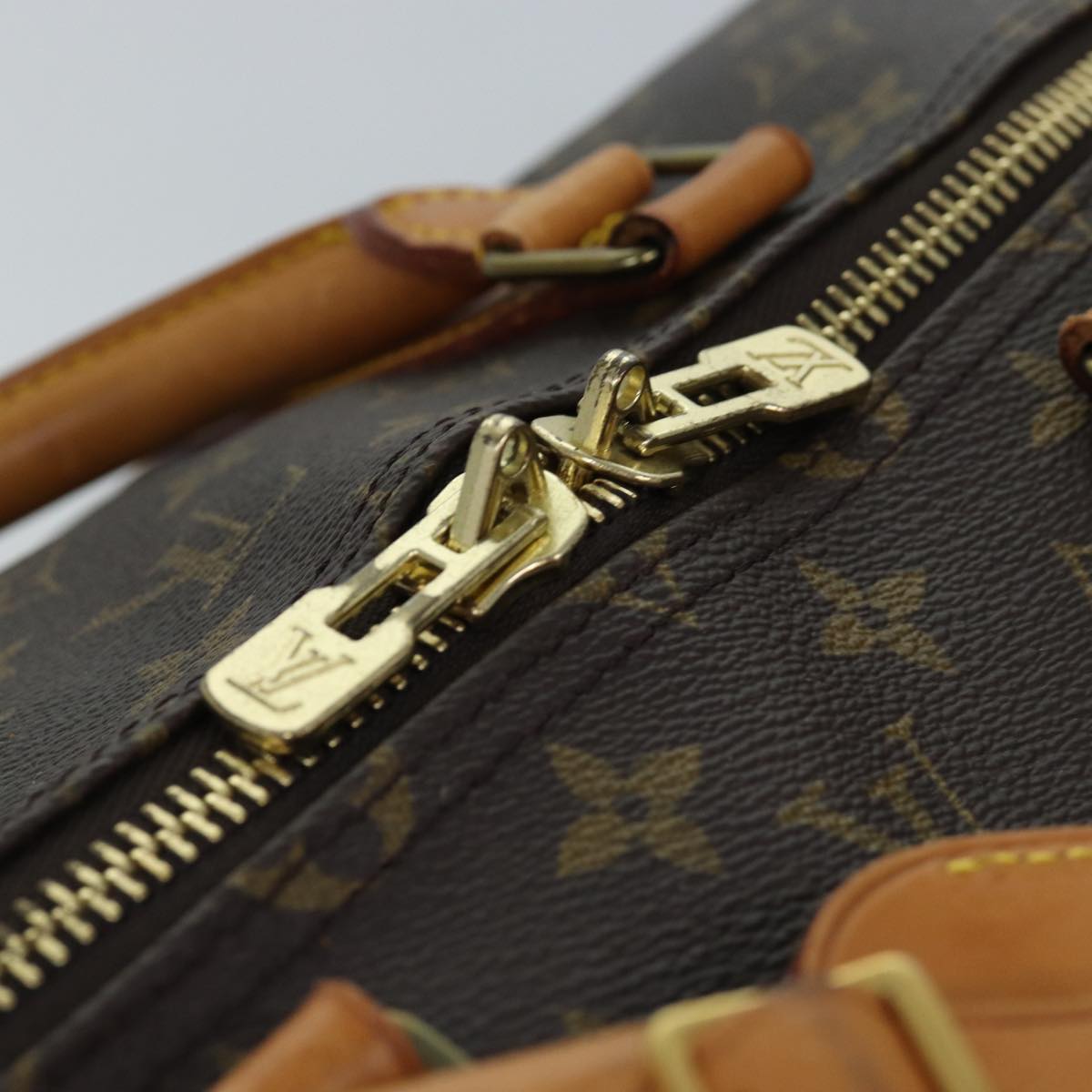 LOUIS VUITTON Monogram Keepall 55 Boston Bag M41424 LV 75301