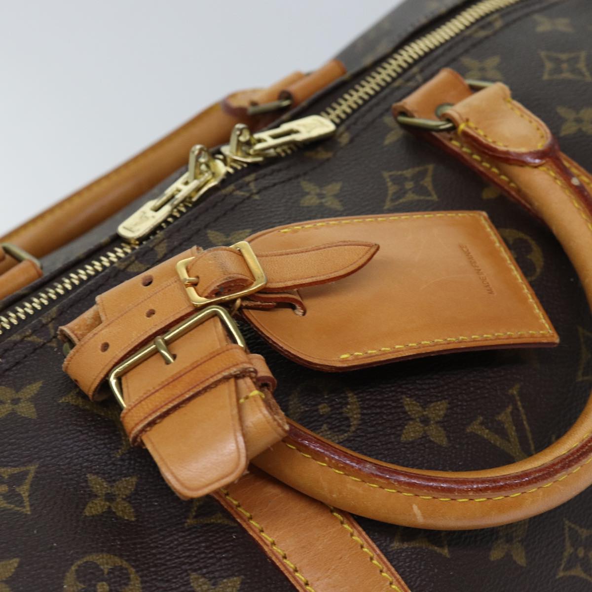 LOUIS VUITTON Monogram Keepall 55 Boston Bag M41424 LV 75301