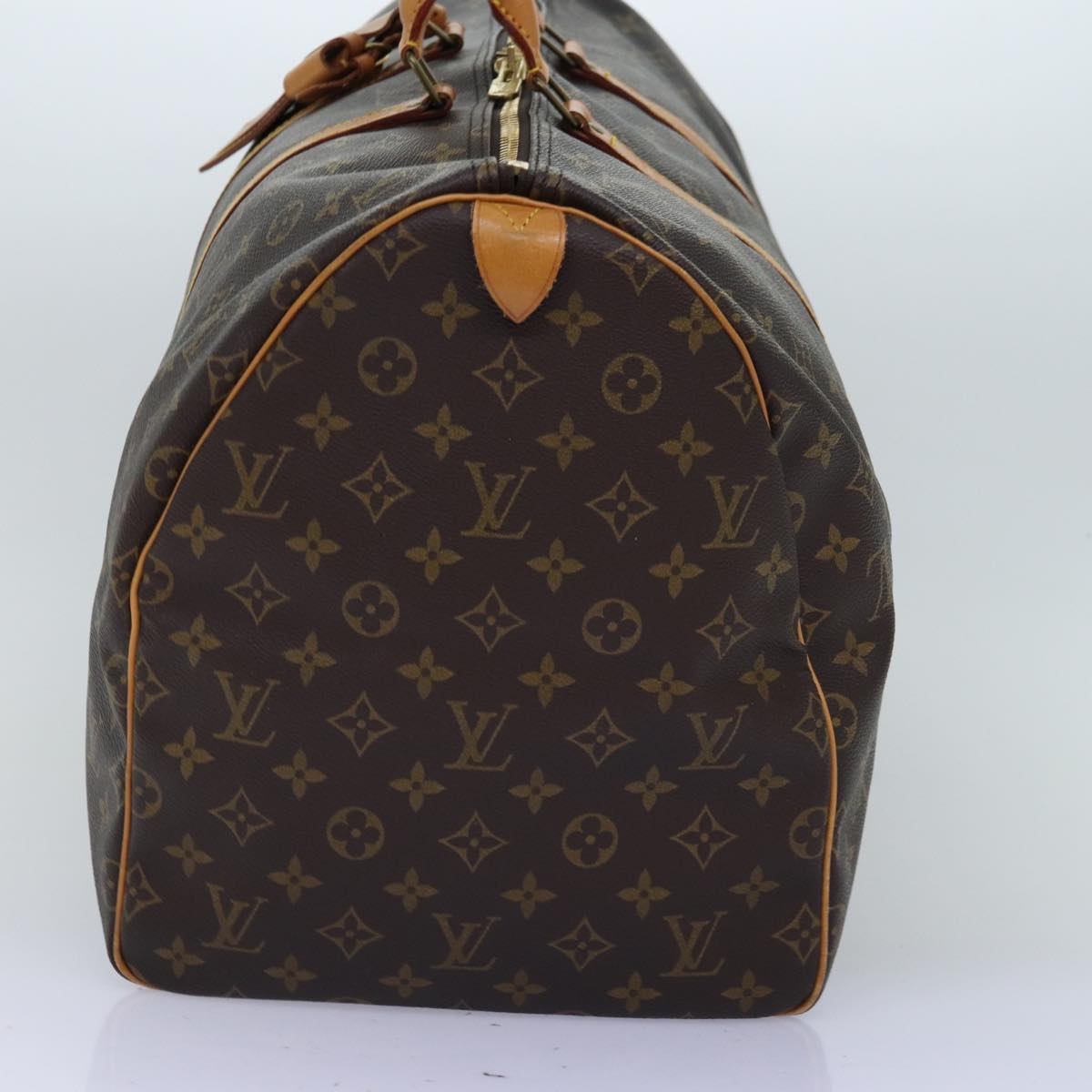 LOUIS VUITTON Monogram Keepall 55 Boston Bag M41424 LV 75301