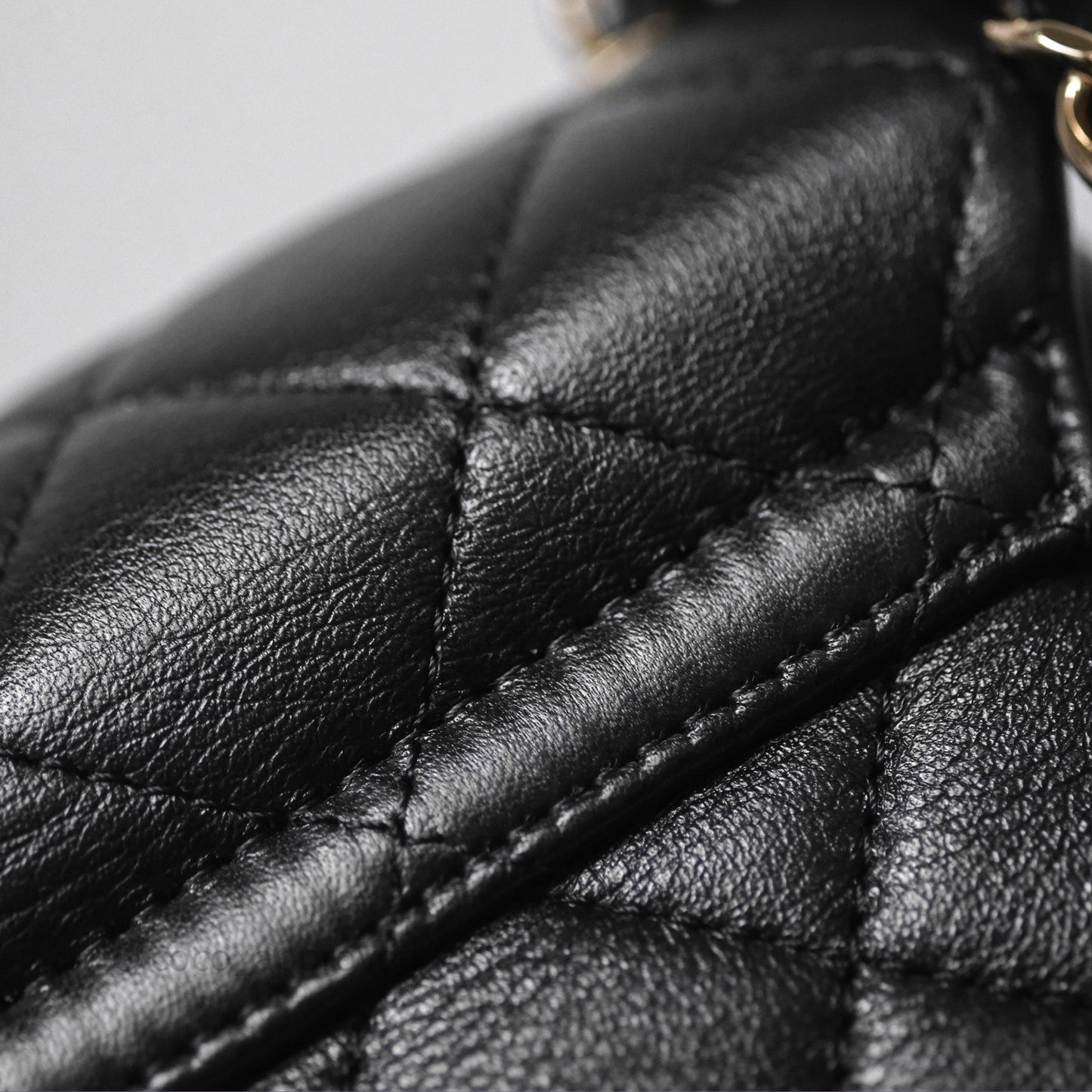 Chanel Quilted Large Duma Drawstring Backpack Black Lambskin Gold Hardware