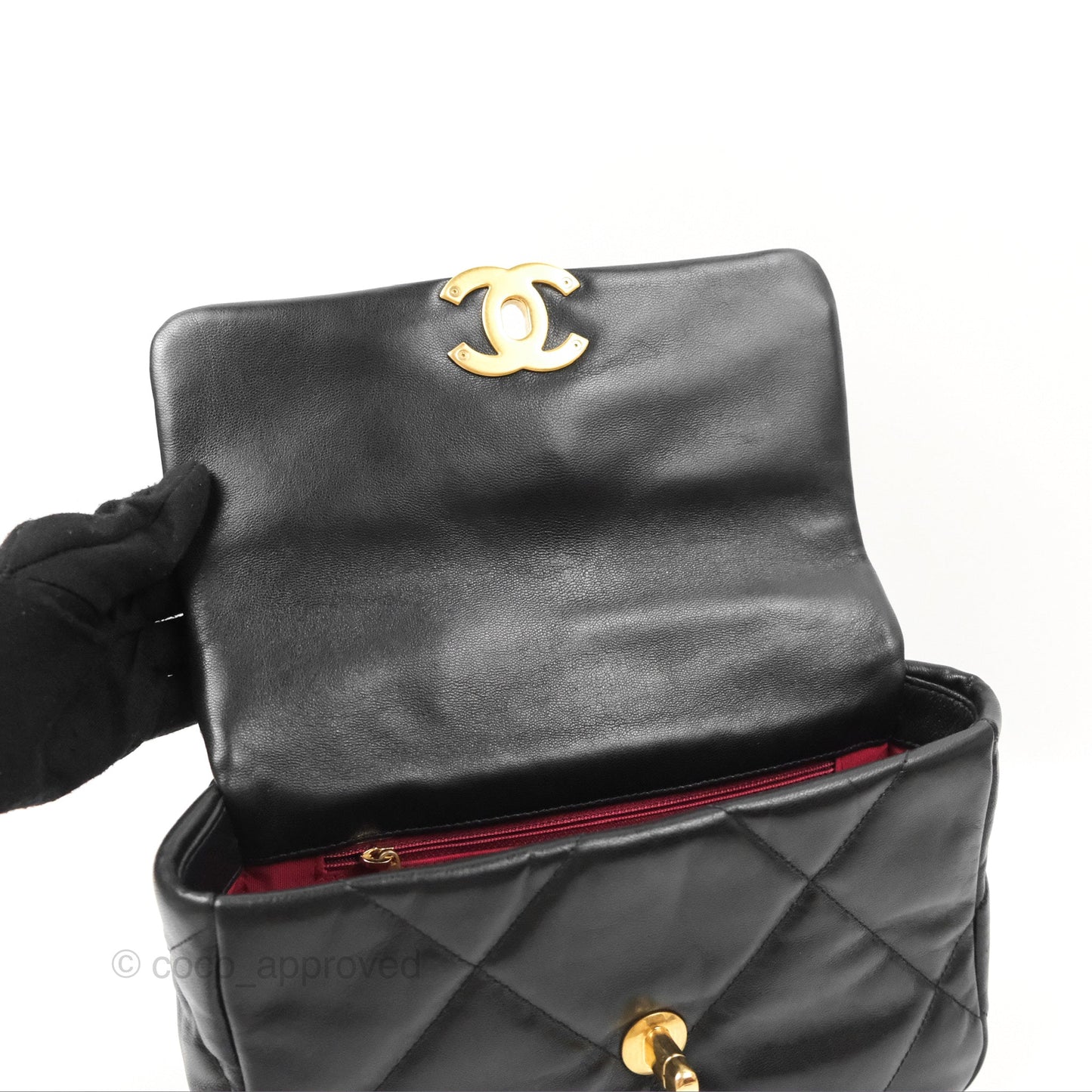 Chanel 19 Small Black Mixed Hardware