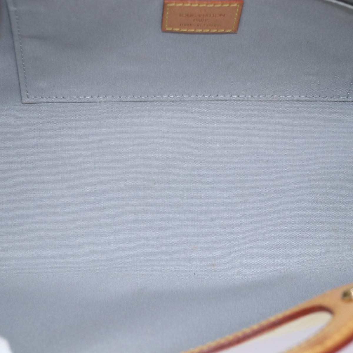LOUIS VUITTON Monogram Vernis Roxbury Drive Hand Bag Perle M91374 LV 75364