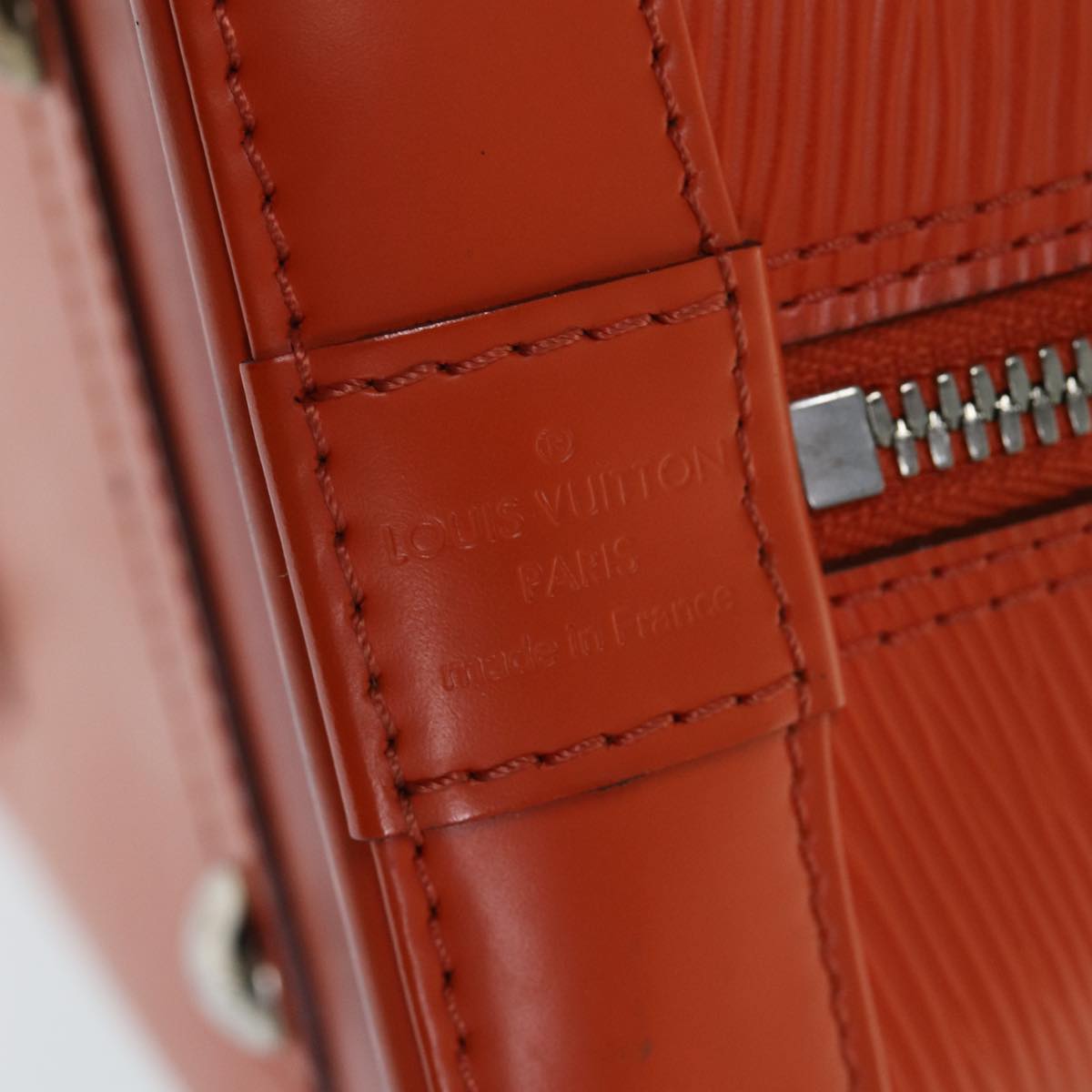 LOUIS VUITTON Epi Alma PM Hand Bag Orange Pimon M40623 LV 75380