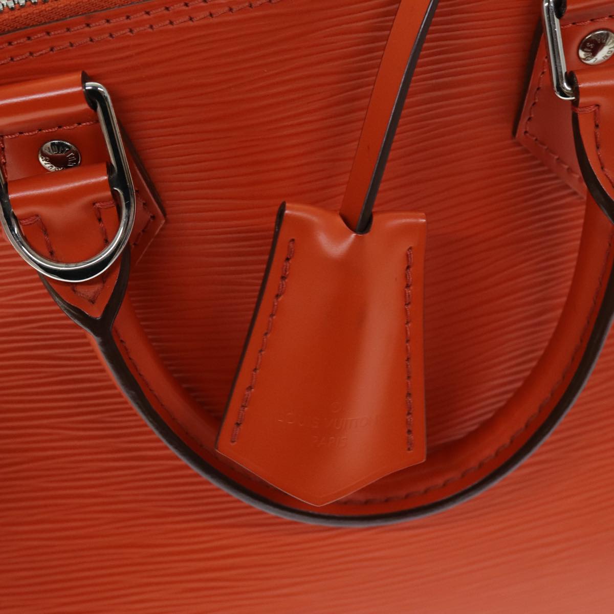 LOUIS VUITTON Epi Alma PM Hand Bag Orange Pimon M40623 LV 75380