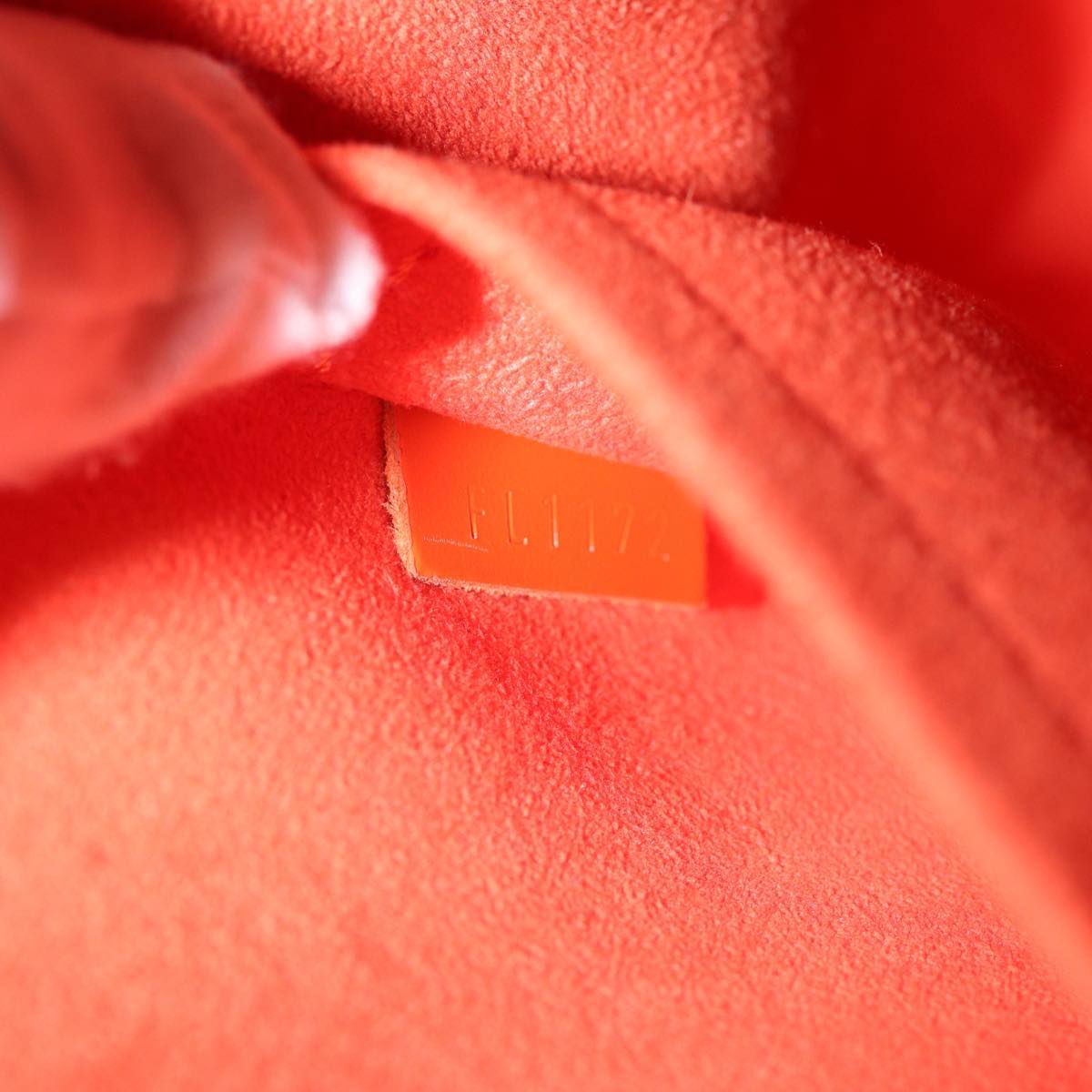 LOUIS VUITTON Epi Alma PM Hand Bag Orange Pimon M40623 LV 75380