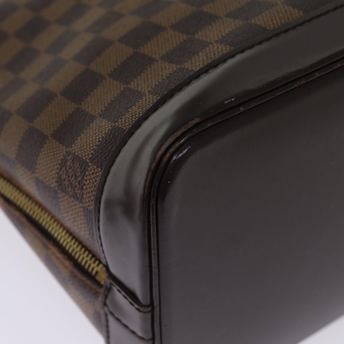 LOUIS VUITTON Damier Ebene Alma Hand Bag N51131 LV 75381