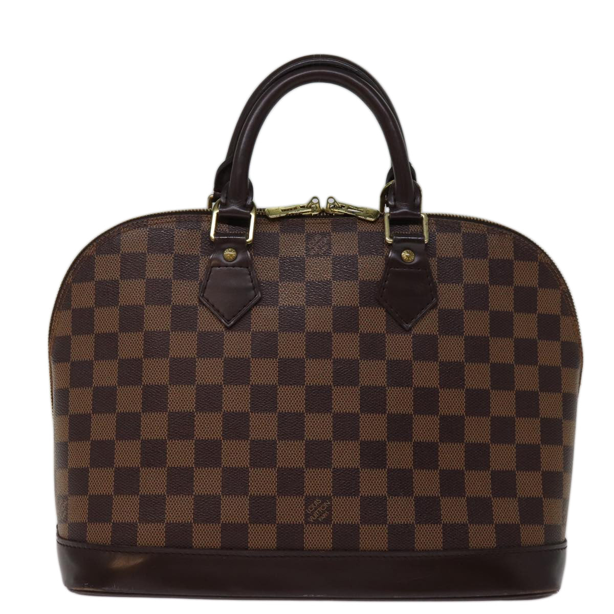 LOUIS VUITTON Damier Ebene Alma Hand Bag N51131 LV 75381
