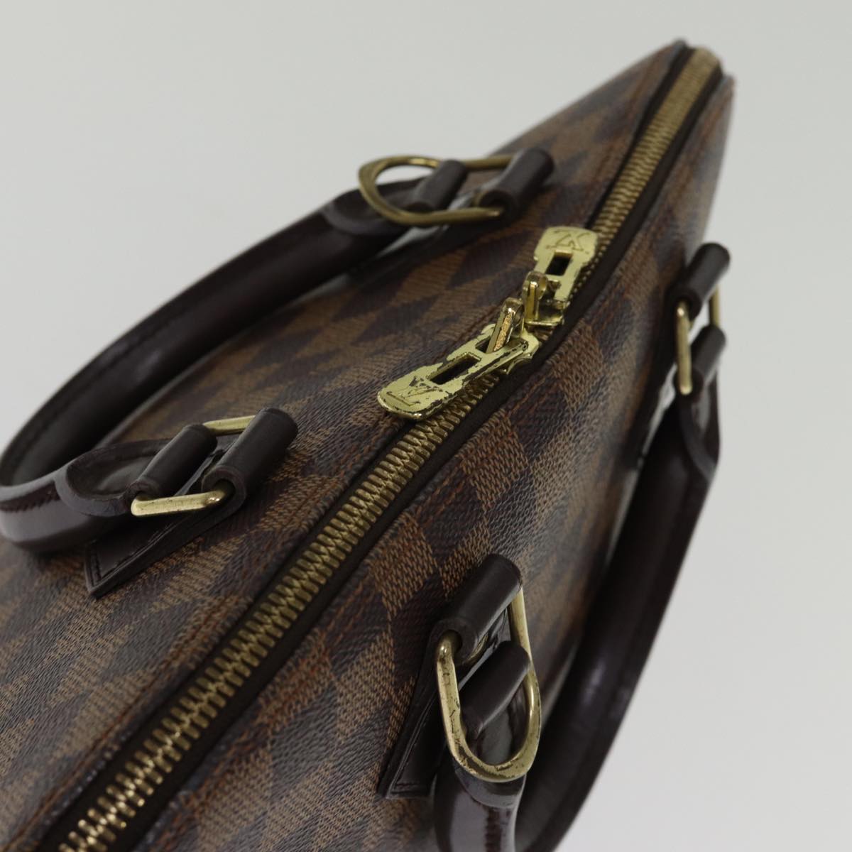 LOUIS VUITTON Damier Ebene Alma Hand Bag N51131 LV 75381
