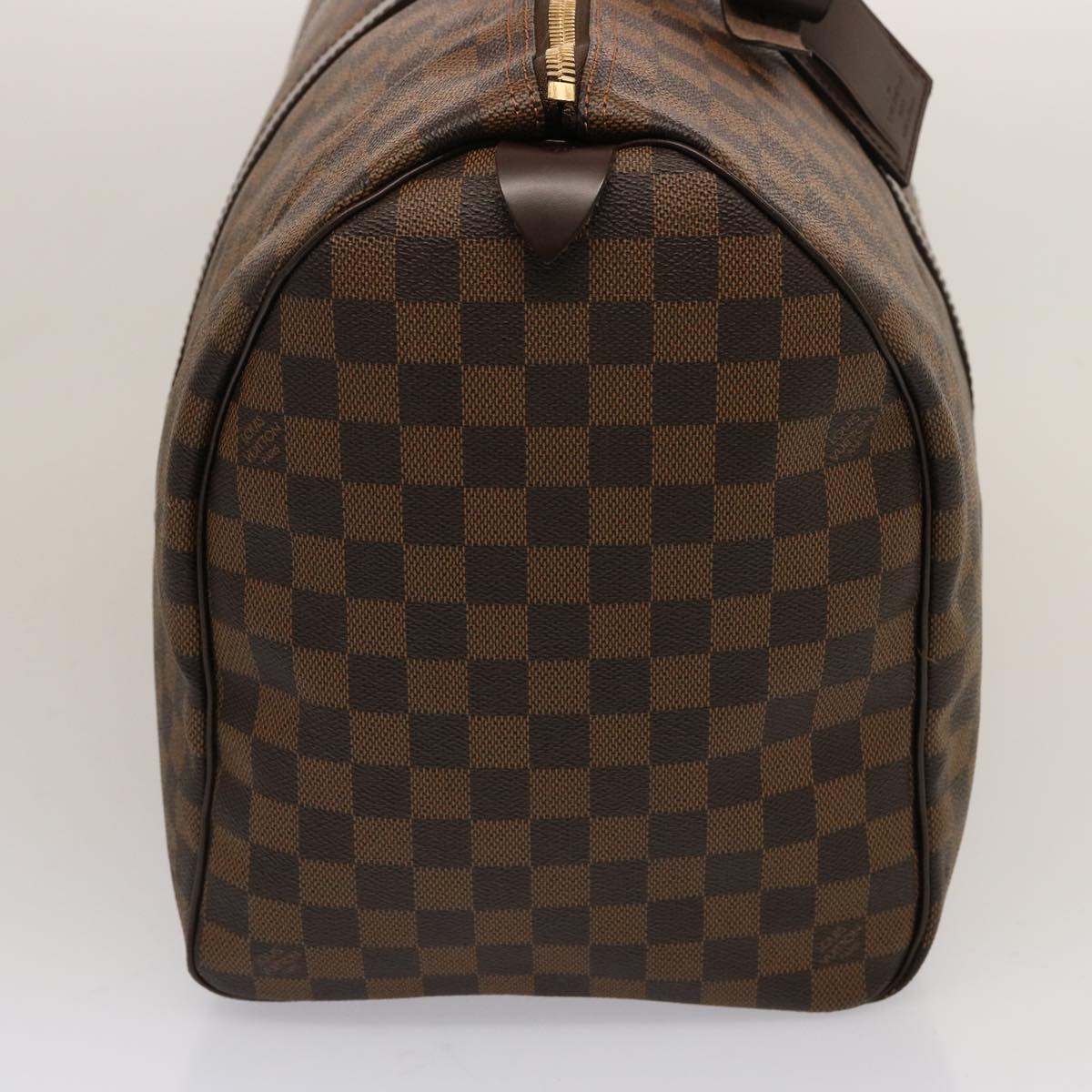 LOUIS VUITTON Damier Ebene Keepall 50 Boston Bag N41427 LV 75392A