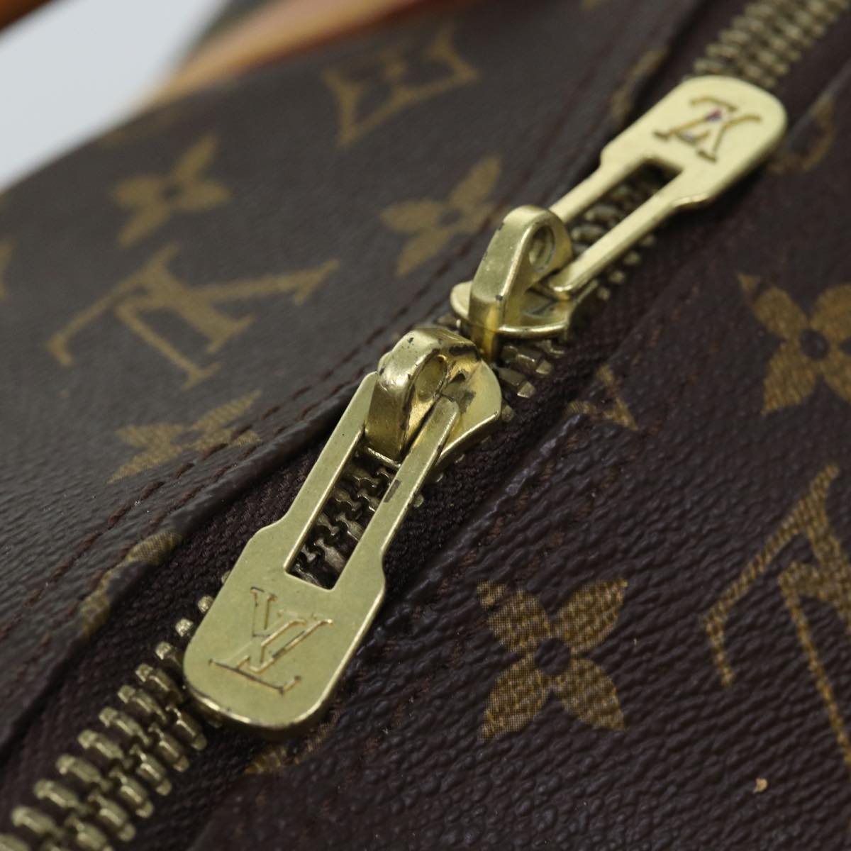 LOUIS VUITTON Monogram Keepall 60 Boston Bag M41422 LV 75393