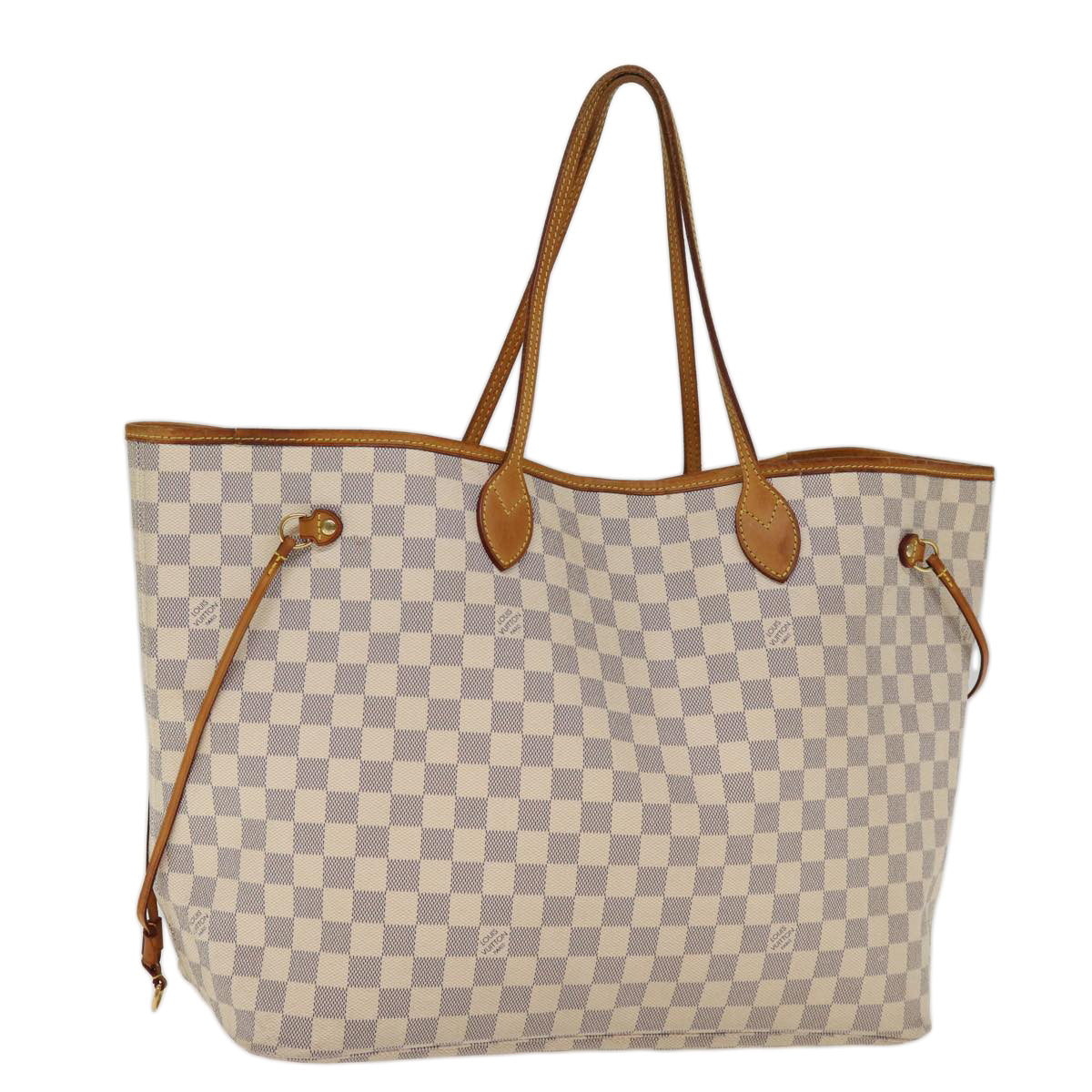 LOUIS VUITTON Damier Azur Neverfull GM Tote Bag N41360 LV 75394