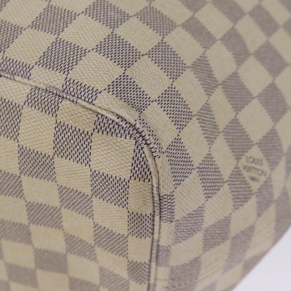 LOUIS VUITTON Damier Azur Neverfull GM Tote Bag N41360 LV 75394