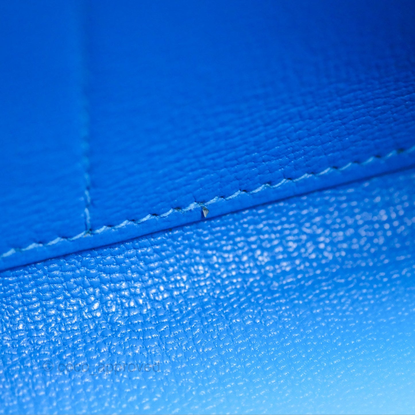 Hermès Retourne Kelly 28 Blue Evercolor Gold Hardware