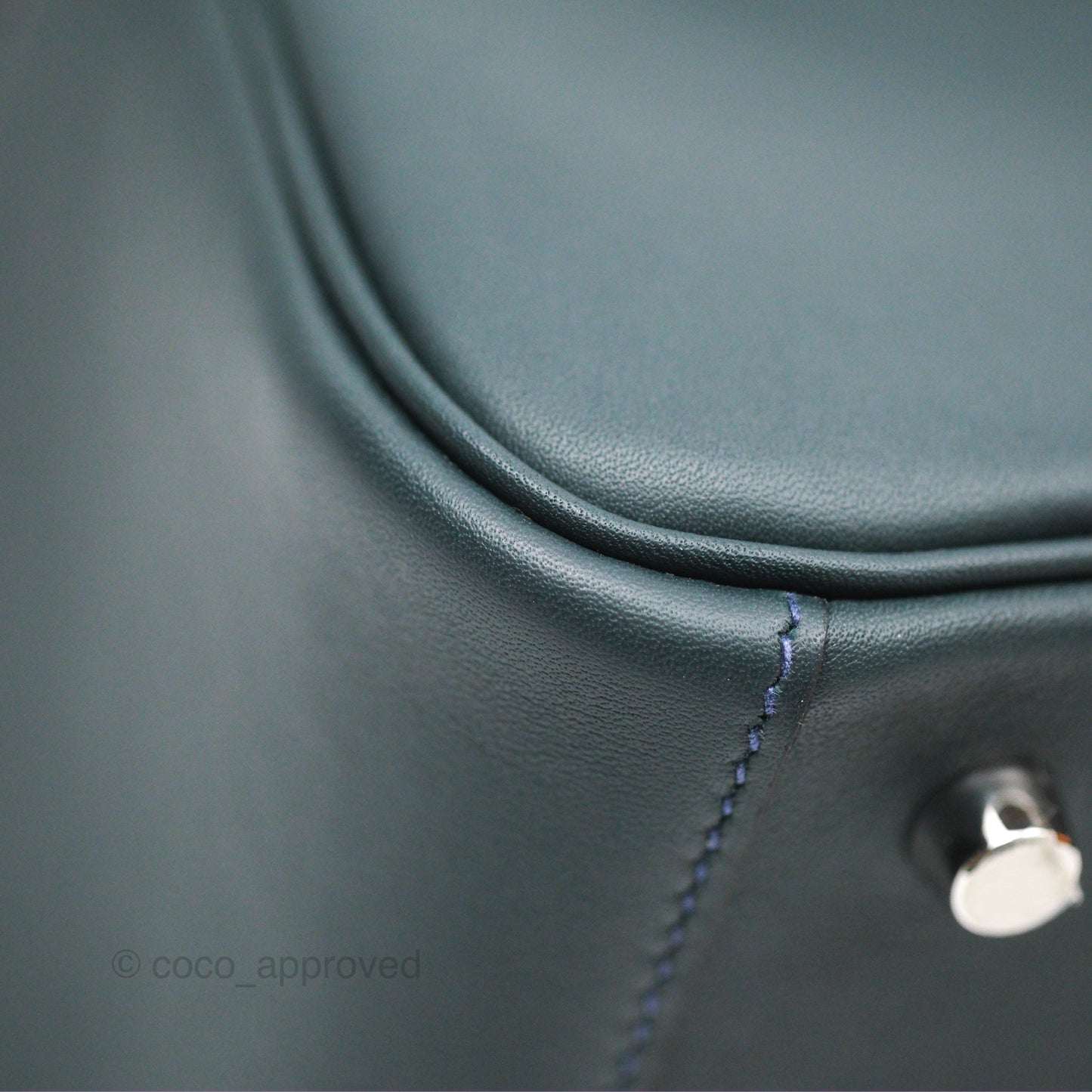 Hermès Lindy 26 Vert Rousseau/ Malachite Swift Palladium Hardware