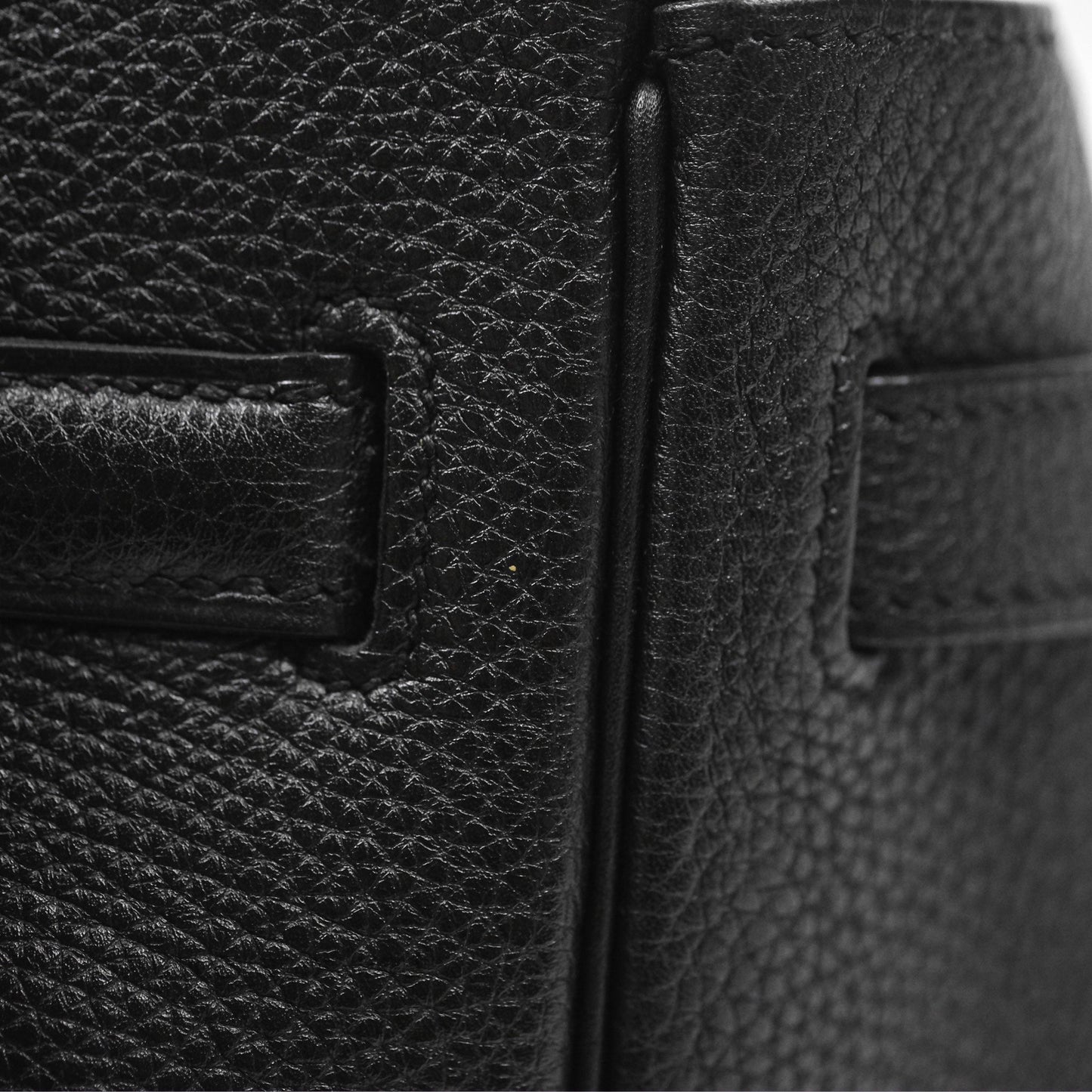 Hermès Birkin 30 Retourne Black Noir 89 Togo Palladium Hardware