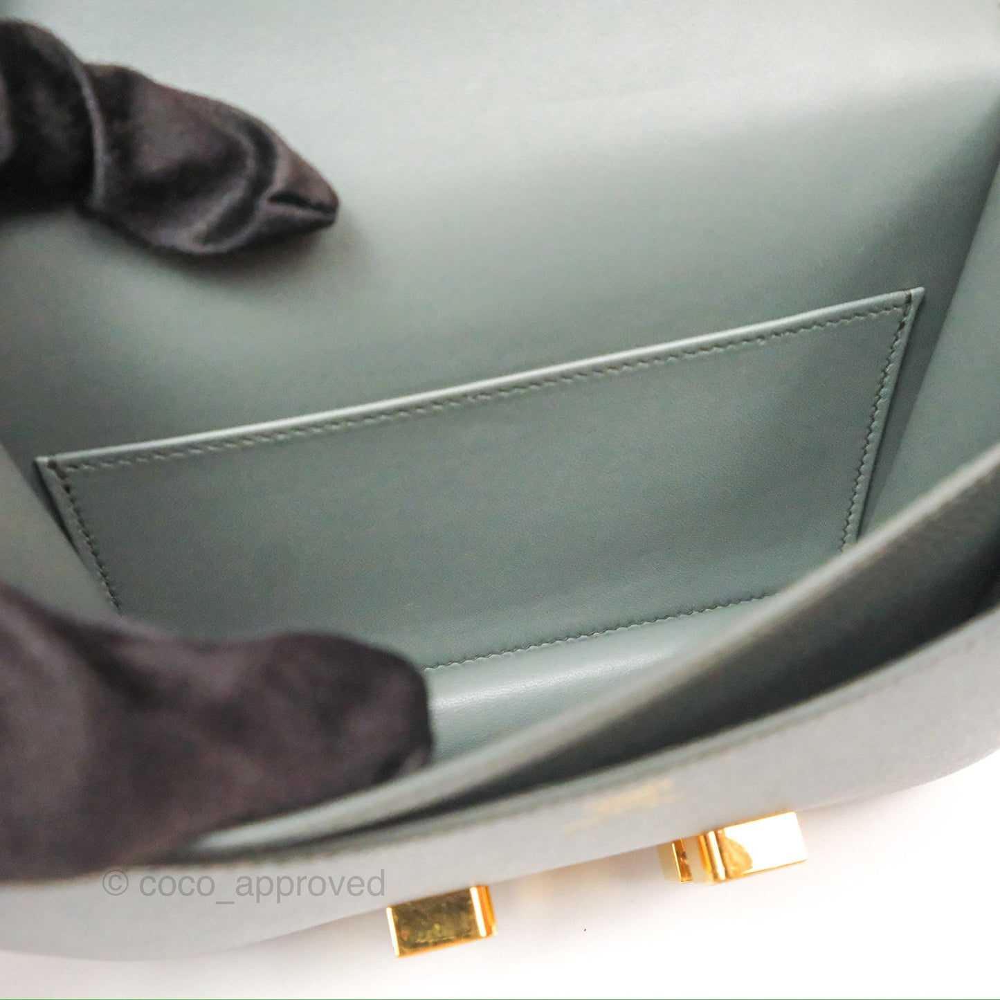 Hermès Constance Mini 18cm Vert Amande Epsom Gold Hardware