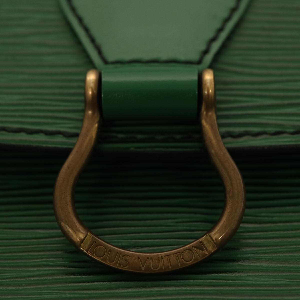 LOUIS VUITTON Epi Saint Cloud GM Shoulder Bag Green M52194 LV 75406