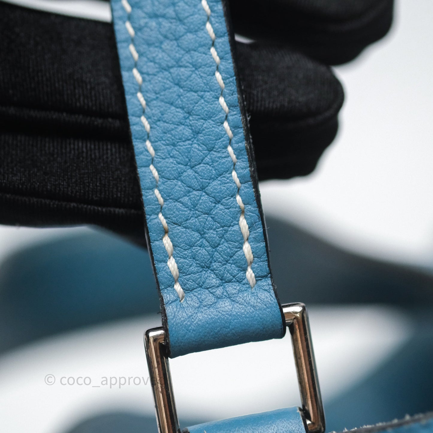 Hermès Picotin 18 Blue Jean 75 Clemence Palladium Hardware