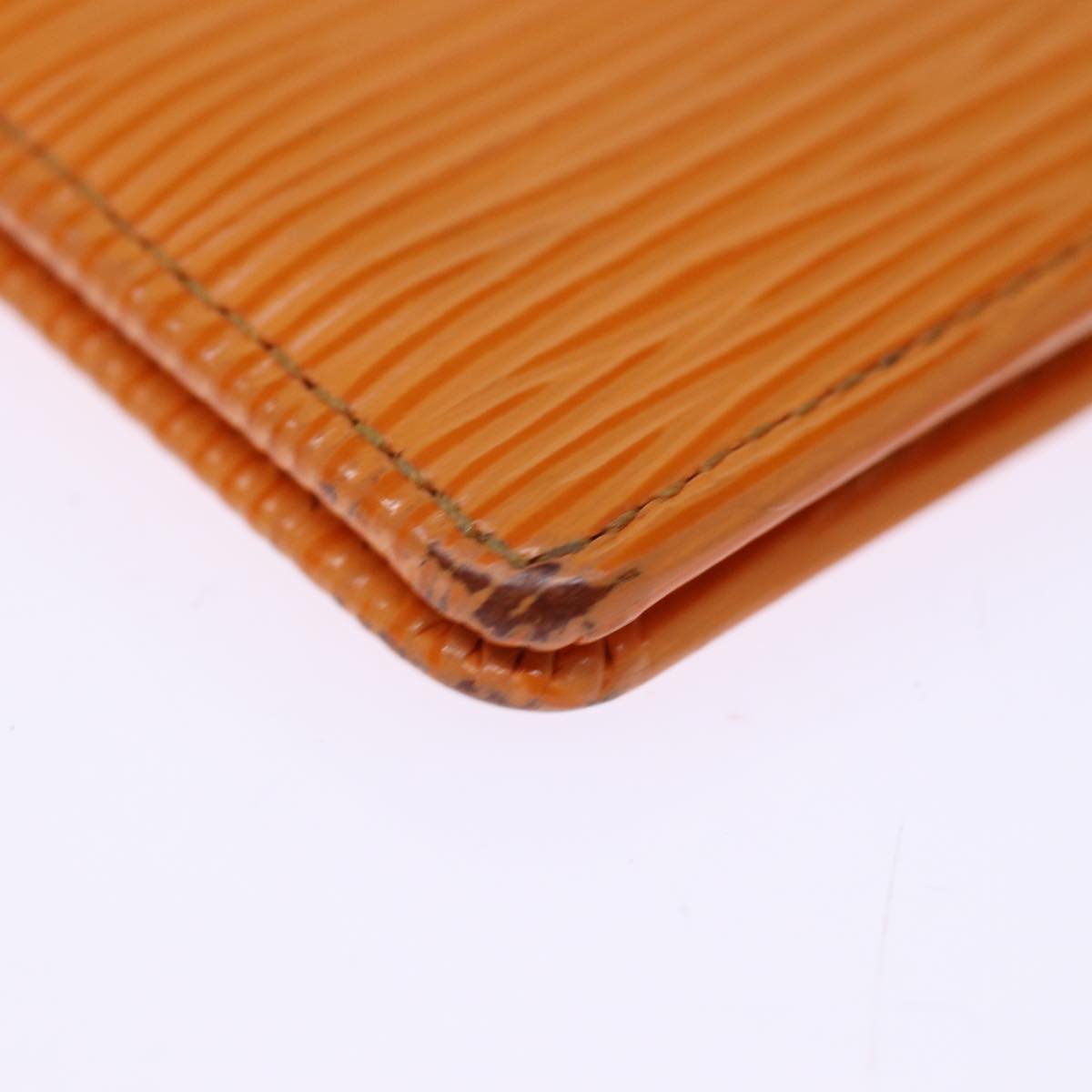 LOUIS VUITTON Epi Organizer Dupoch Card Case Mandarin M6358H LV 75410