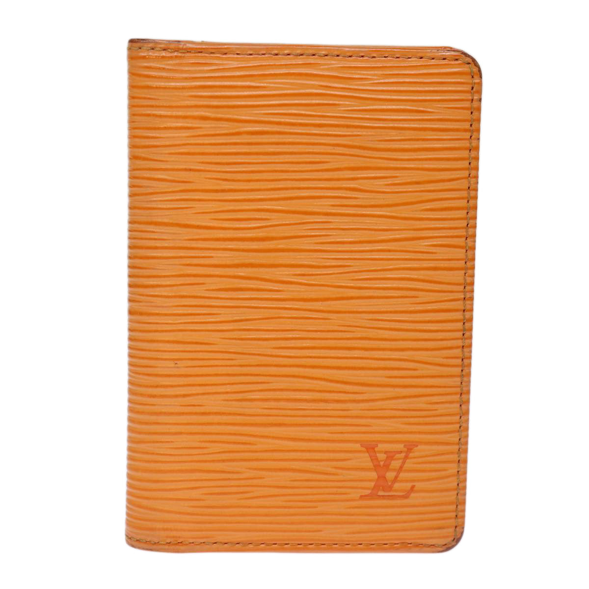 LOUIS VUITTON Epi Organizer Dupoch Card Case Mandarin M6358H LV 75410