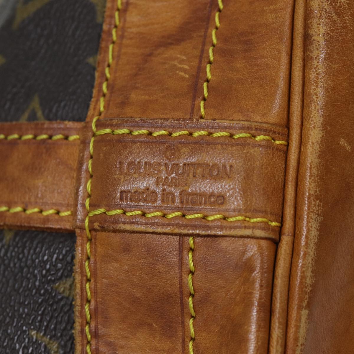 LOUIS VUITTON Monogram Noe Shoulder Bag M42224 LV 75416