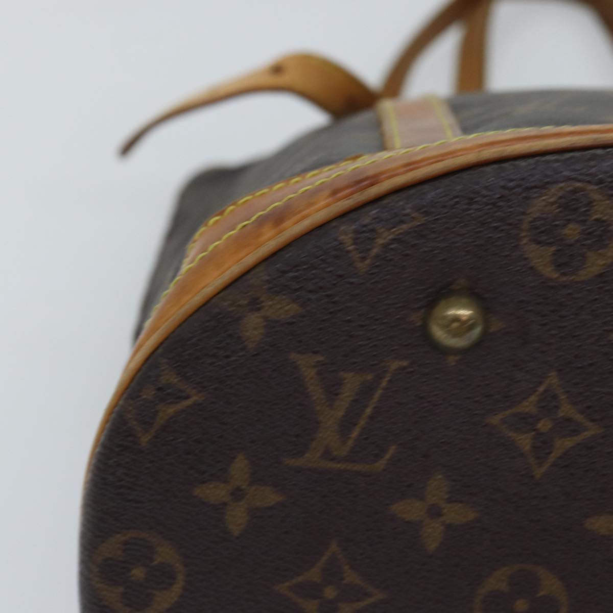 LOUIS VUITTON Monogram Bucket GM Shoulder Bag M42236 LV 75418