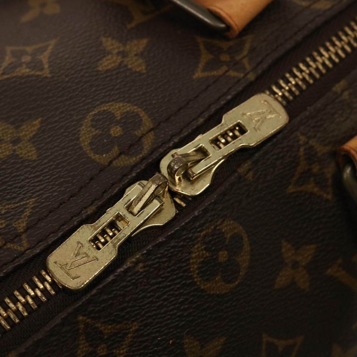 LOUIS VUITTON Monogram Keepall 45 Boston Bag M41428 LV 75423