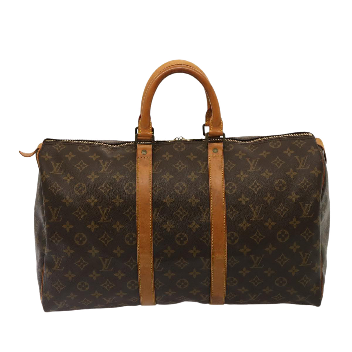 LOUIS VUITTON Monogram Keepall 45 Boston Bag M41428 LV 75423