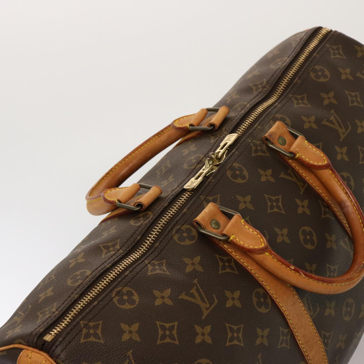 LOUIS VUITTON Monogram Keepall 45 Boston Bag M41428 LV 75423