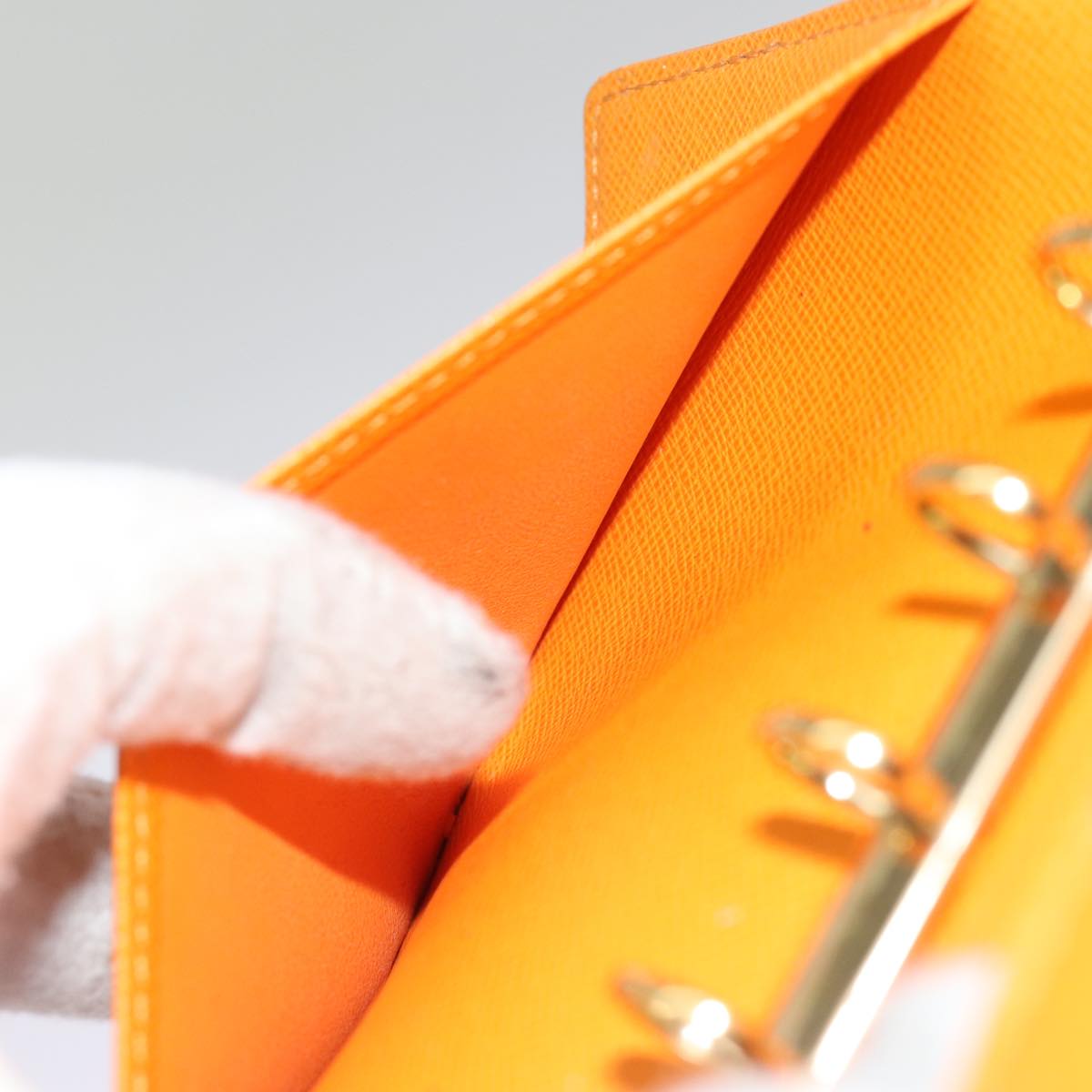 LOUIS VUITTON Epi Agenda PM Day Planner Cover Orange Mandarin R2005H 75445