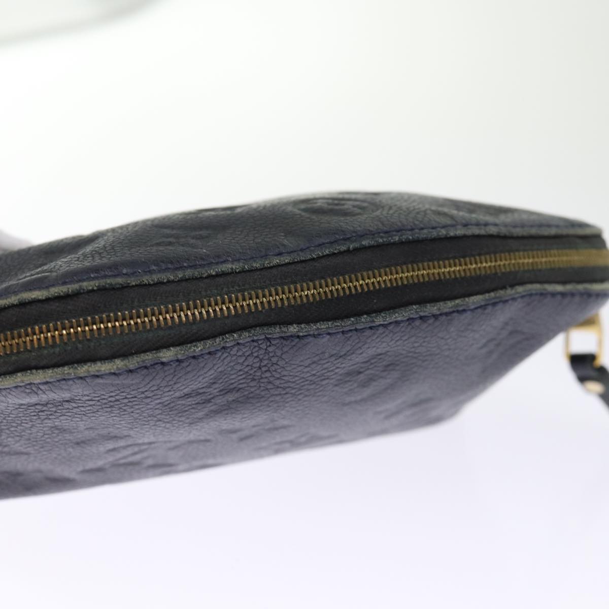 LOUIS VUITTON Empreinte Pochette Cosmetic PM Pouch Navy M69413 LV 75459