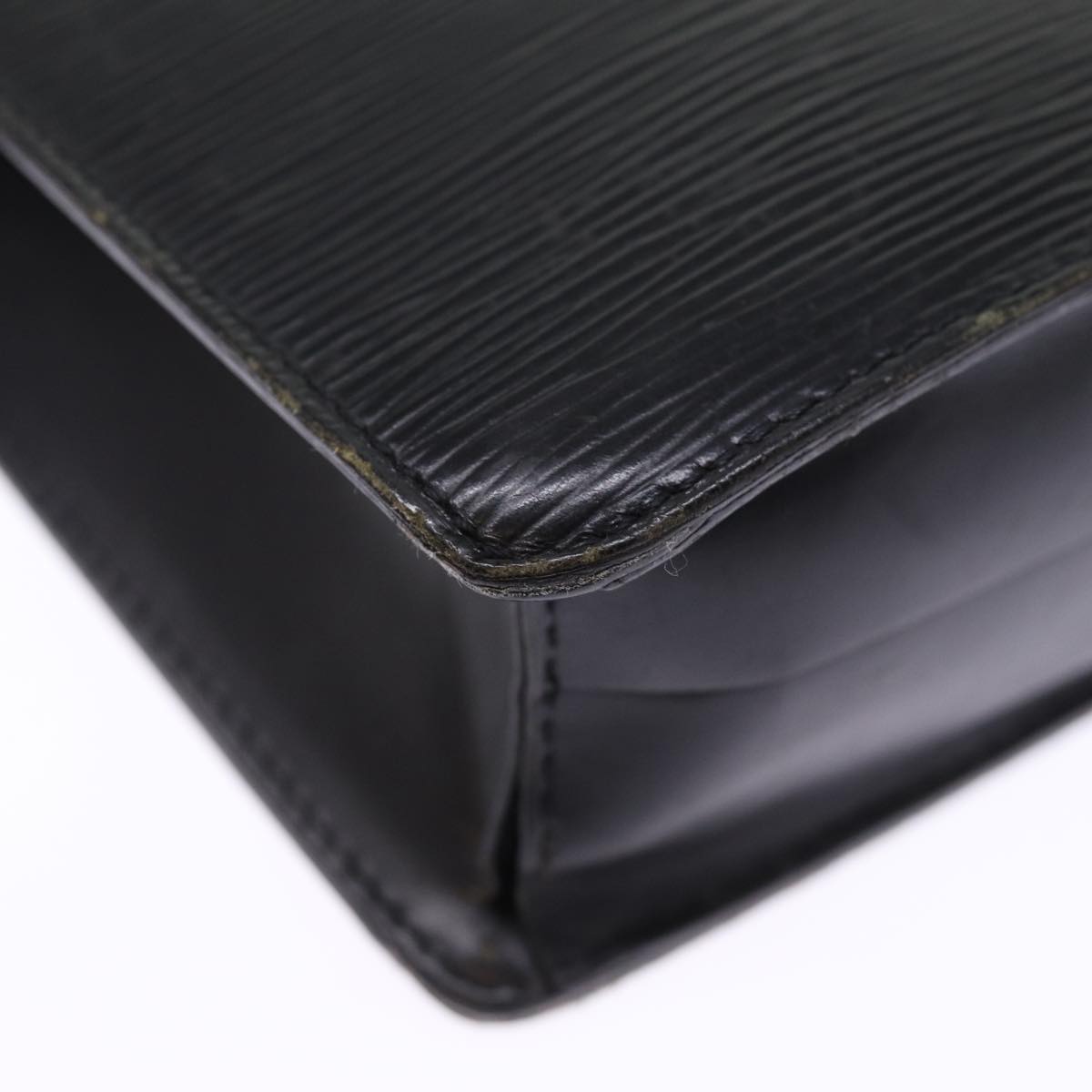 LOUIS VUITTON Epi Pochette Homme Clutch Bag Black Noir M52522 LV 75463